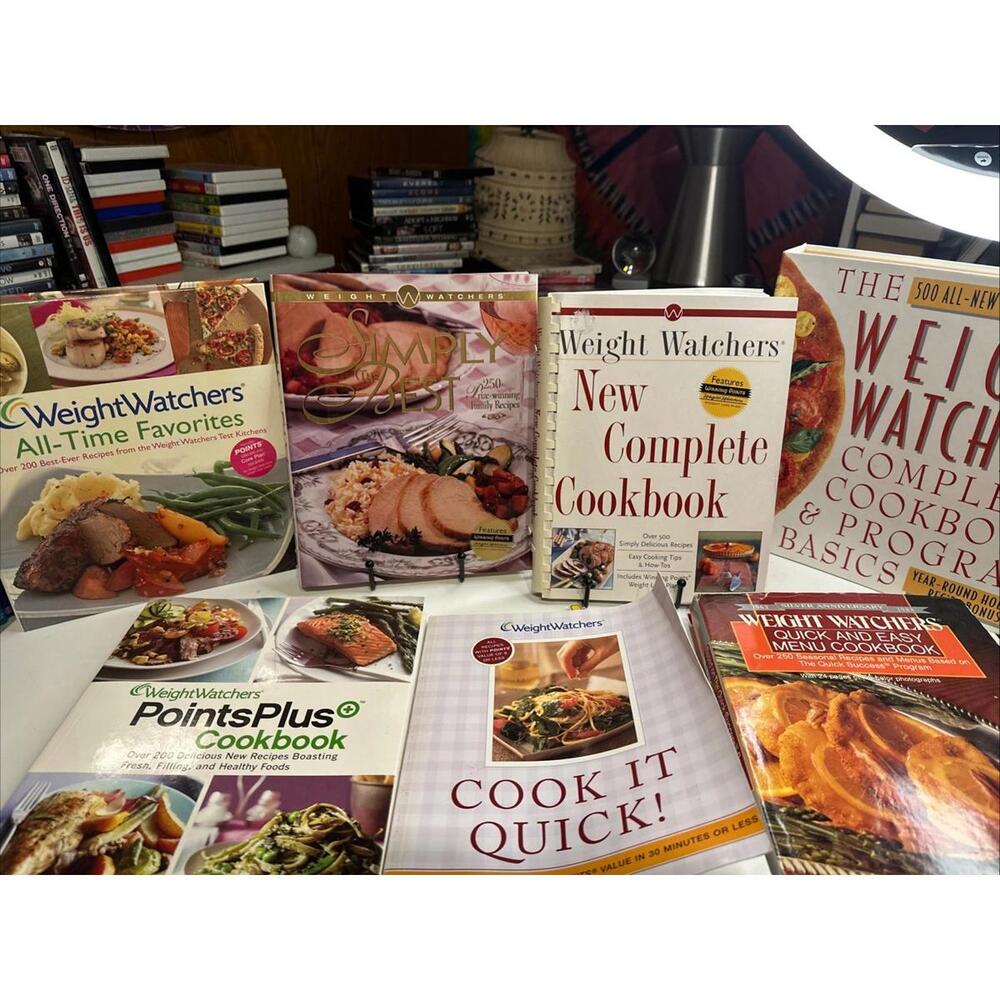 7 Weight Watchers Cookbook Books Complete Quick Easy Points Plus Simply Best Lot